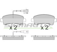 SPB681 Kit pastiglie freno, Freno a disco Sigmauto