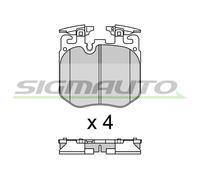 SPB692 Kit pastiglie freno, Freno a disco Sigmauto