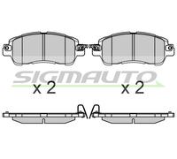 SPB706 Kit pastiglie freno, Freno a disco Sigmauto