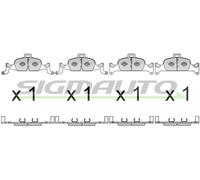 SPB719 Kit pastiglie freno, Freno a disco Sigmauto