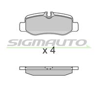 SPB734 Kit pastiglie freno, Freno a disco Sigmauto