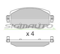 SPB737 Kit pastiglie freno, Freno a disco Sigmauto