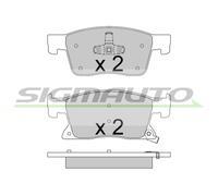 SPB738 Kit pastiglie freno, Freno a disco Sigmauto