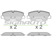 SPB743 SIGMAUTO Kit pastiglie freno, Freno a disco per HYUNDAI