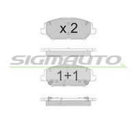 SPB786 Kit pastiglie freno, Freno a disco Sigmauto