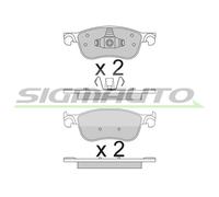 SPB791 Kit pastiglie freno, Freno a disco Sigmauto