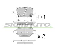 SPB840 Kit pastiglie freno, Freno a disco Sigmauto
