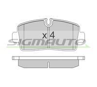 SPB867 Kit pastiglie freno, Freno a disco Sigmauto