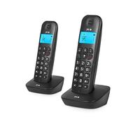 SPC Air Pro Duo Telefono Inalambrico - Pantalla Retroiluminada de 35x22mm - Identificacion de Llamadas - Conexion a Red Telefon