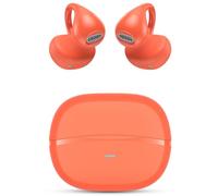 SPC Boost Clip - Cuffie wireless open-ear con clip | ENC per chiamate chiare | Durata della batteria di 26 ore | Bluetooth e Google Fast Pair | IPX5 | Controllo touch e assistente vocale - Arancione
