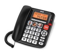 SPC COMFORT VOLUME PRO - Telefono senior con display e tasto SOS | Volume chiamata +20dB, suoneria 97dB, 4 tasti di memoria diretta, compatibile con apparecchi acustici