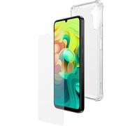 SPC Discovery 2 ME Protection Pack - Custodia in silicone trasparente + vetro