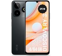 SPC Discovery 3 SE - Smartphone 6.8” HD+ | 64 GB di memoria interna e 4 GB di RAM | Doppia fotocamera AI da 13 MP | NFC e biometria | Android 14 | Batteria da 5000 mAh - Colore Dark Matter