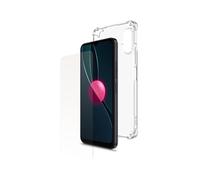 SPC Discovery Protection Pack - Custodia in silicone trasparente + vetro tempe