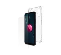 SPC Discovery Protection Pack - Custodia in silicone trasparente + vetro temperato Discovery (6,5”) con angoli rinforzati, extra resistente e leggera