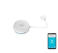 SPC Eluvio - Sensore di perdite d'acqua intelligente Wi-Fi compatibile con Google Home e Amazon Alexa, bianco