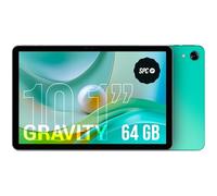 SPC Gravity - Tablet 10,1 pollici HD colore menta | Octa-Core, 4 GB di RAM e 64 GB di memoria espandibile | 9,5 ore di durata della batteria | Controllo genitori Google Family Link | Androide 14