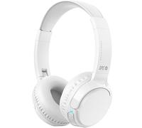 SPC Heron 2 Studio - Cuffie Bluetooth wireless | ECO | Batteria da 50 ore | Doppia connessione simultanea | Microfono integrato | Regolabile e pieghevole, bianco, in plastica riciclata