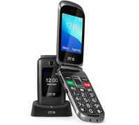 SPC Magnus Telefono Movil - Diseño de Concha - Teclas Grandes - Boton SOS - Base de Carga USB-C - Volumen de Timbre 95Db - Com