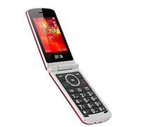 SPC Telefono Movil Minimalista con Tapa - 19mm de Espesor - Pantalla XL y Teclado Retroiluminado - Volumen Extra Alto - Accesos