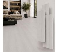 SPC - Pavimento in vinile Klick, 5 mm, 10 assi da 2,25 m², 122 x 18,4 cm, impermeabile, con base IXPE da 1 mm integrato (Amsterdam, 1 m²)