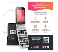 SPC Polaris 4G Telefono cellulare con schermi principali 2,8 "esterno 1,4" e copertura - Camara, radio FM, lanterna - Manos Lib NEW