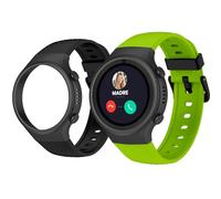 SPC Smartee 4G Junior - Smartwatch bambini con GPS, videochiamate e tasto SOS | Display da 1,2", doppio braccialetto verde e nero, modalità tracker | Modalità scuola | Gestito via app Smart Clan