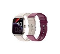 SPC Smartee Duo 3 - Smartwatch con display AMOLED da 1,93" | Chiamate Bluetooth | Batteria fino a 7 giorni di durata | 100 sport | IP68 | Controllo tramite app Smart You | 2 cinturini beige e bordeaux