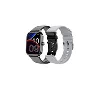 SPC Smartee Duo 3 - Smartwatch con display AMOLED da 1,93" | Chiamate Bluetooth | Batteria fino a 7 giorni di durata | 100 sport | IP68 | Controllo tramite app Smart You | 2 cinturini nero e grigio