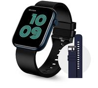 SPC Smartee Duo - Smartwatch con cinturino intercambiabile, ampio schermo da 1,8”, 21 modalità sport, durata della batteria di 7 giorni, IP68, frequenza cardiaca, Android e iOS - Colore Nero/Blu
