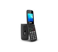 SPC Titan 2 - Cellulare flip per anziani 4G, pulsanti grandi, suoneria 105 dB, display 2,4" | Facile da usare e configurazione remota | 3 memorie dirette | Durata batteria fino a 7 giorni - Nero