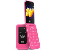 SPC WILD - Telefono base a conchiglia, disconnessione/primo uso, Rosa | Doppio display, senza internet o social, SOS, lunga autonomia, copertura 4G e fotocamera