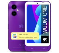 SPC WUUM ONE - Smartphone bambini, Android, GPS, controllo parentale, Lilla | Compatibile con l'app SPC Circles: geolocalizzazione, controllo parentale, chat sicure, lettore musicale e 64GB