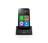 SPC Zeus 4G PRO + Coque - Smartphone per Anziani 4G, Easy Mode con Icone Grandi, Pulsante SOS, configurazione remota, Pulsanti fisici, 3GB RAM, 32GB Rom, Fotocamera 13MP, Android 11, Base di Ricarica