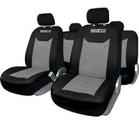 SPC1016GR Set Coprisedili per Auto 11 Pezzi BK Grigio/Nero