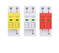 SPD 2P Surge Protector Low Voltage AC Distribution Household Lightning Protection Device Arrester Module 20KA 40KA 60KA AUOQKQUT(420V,30-60KA)