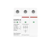 SPD AC 385V 1P 2P 3P 4P 20KA 30KA 40KA 60KA Protezione da sovratensioni for fulmini domestici Dispositivo di protezione solare fotovoltaica a bassa tensione(2P,20KA-40KA)