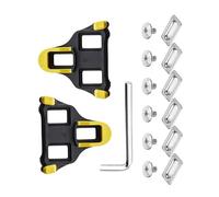SPD Cleats,Scarpe da bicicletta Cleats per pedali Shimano, con 6 viti + 1 chiave + 6 pezzi di ferro, pedali pieghevoli, set di accessori per bicicletta, con pedali Shimano SPD-SL/SM-SH10 SH11 SH12
