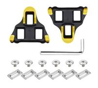 SPD Cleats,SPD Sl Pedale,SPD Cheats Giallo,per pedali Shimano per biciclette Cleats Set di pedali pieghevoli, set di accessori per bicicletta, look Keo Cleats,pedali a clic,pedali sportivi per