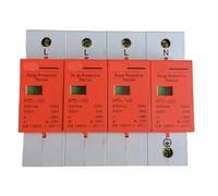 SPD Din Rail Protezione da sovratensioni 4P scaricatore di sovratensione domestico 220V interruttore di sovratensione 50-100KA