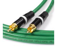 Spdif Audio Digitale Video Coassiale Cavo Rca a Van Damme 75ohm Bianco Stivale
