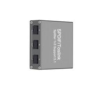 SPDIF Digital Audio Splitter 1x3 Toslink Ottico Adattatore A 3 Vie Supporta LPCM 2.0 DTS Dolby-AC3 per PS4/TV/ per /Amplificatore