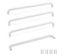 SPDYCESS 4 Pezzi Maniglie per Mobili Bianco, Maniglia per Armadio Cassetto, Maniglie Cucina per Armadi Porta Bagno, Distanza Tra i Fori 416 mm