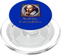 Speak Low Love Molto rumore per niente Citazione di Shakespeare PopSockets PopGrip per MagSafe