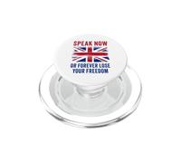 Speak Now or Forever Lose Your Freedom - Free Speech UK PopSockets PopGrip per MagSafe