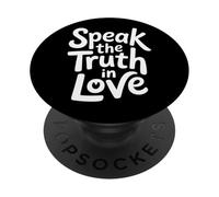 Speak The Truth In Love Gentile Onestà Fede ||- PopSockets PopGrip Adesivo