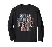 Speak Up - While It's Still Legal: Free Speech USA Vintage Maglia a Manica