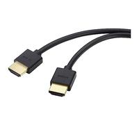 SpeaKa Professional HDMI Cavo Spina HDMI-A, Spina HDMI-A 1.00 m Nero UHD 8K, Flessibile Cavo HDMI SP-11004216