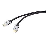 SpeaKa Professional HDMI Cavo Spina HDMI-A, Spina HDMI-A 0.50 m Nero SP-9063160 UHD 8K, Cavo HDMI