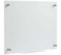 SpeaKa Lavagna magnetica professionale in vetro SP-BWM-200 (larghezza x altezza), 600 mm x 450 mm, bianco liscio, con vassoio di conservazione